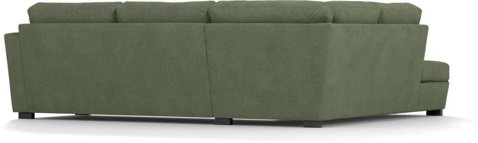 Friday - 2,5-sits soffa med divan vänster - Grön