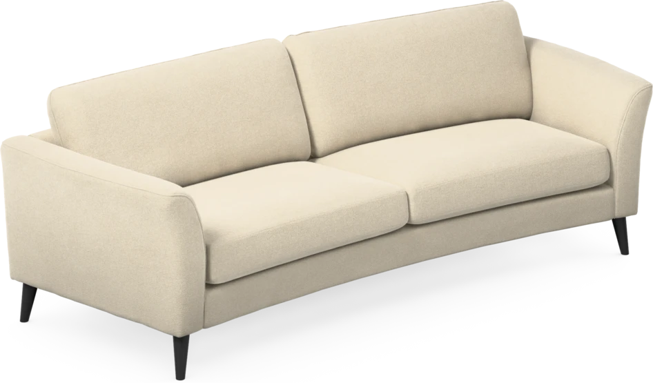 Bridge - 3-sits soffa svängd - Beige
