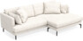 Harper - 4-sits med schäslong XL höger - Vit