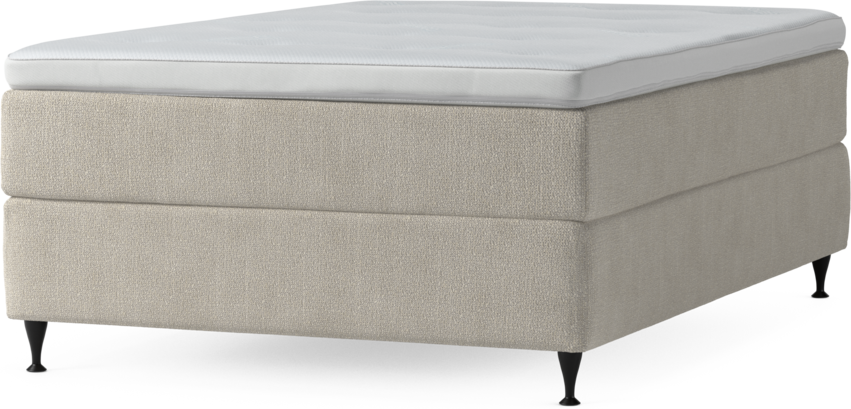 Delux Dream - Kontinentalsäng, enkelsäng 140 cm med bäddmadrass och sängben