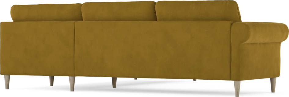Bridge - Hörnsoffa, 2+2-sits - Gul