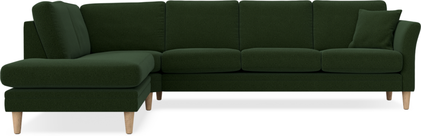 Eden - 3-sits soffa med divan - Grön