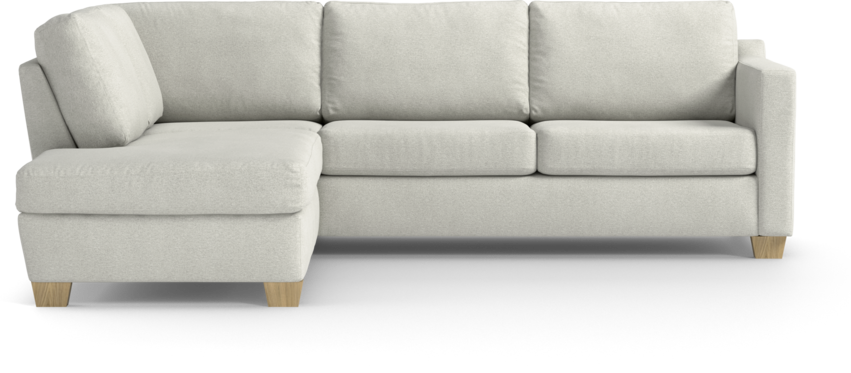 Friday - 2,5-sits soffa med divan vänster - Vit