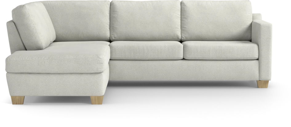 Friday - 2,5-sits soffa med divan vänster - Vit