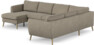 County - Hörnsoffa, 3+2-sits med schäslong vänster - Beige