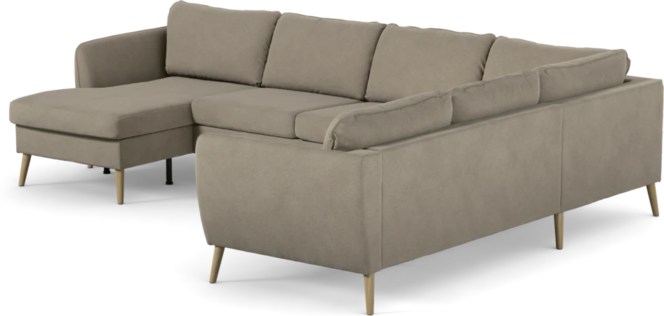 County - Hörnsoffa, 3+2-sits med schäslong vänster - Beige