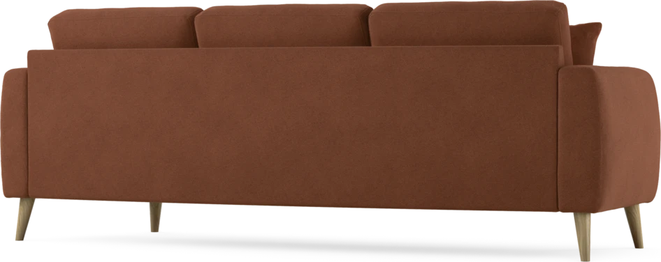 Eden - 3-sits soffa svängd - Orange