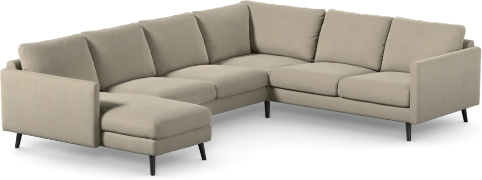 Madison Lux - Hörnsoffa med schäslong vänster - Beige