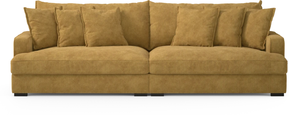 Rossi - 4-sits soffa - Gul