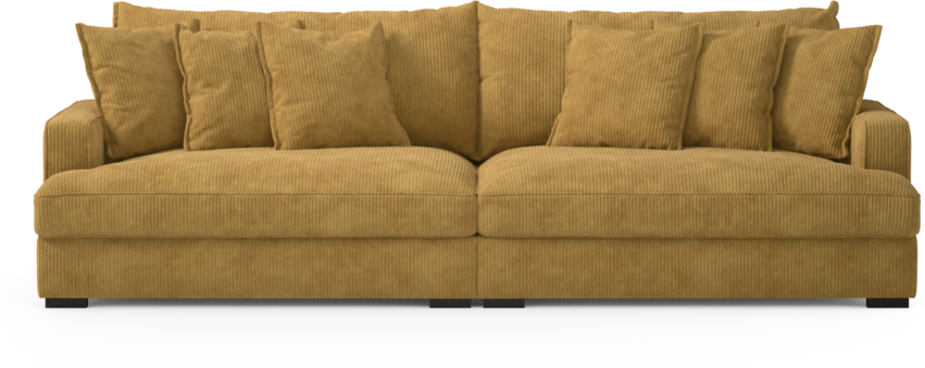 Rossi - 4-sits soffa - Gul