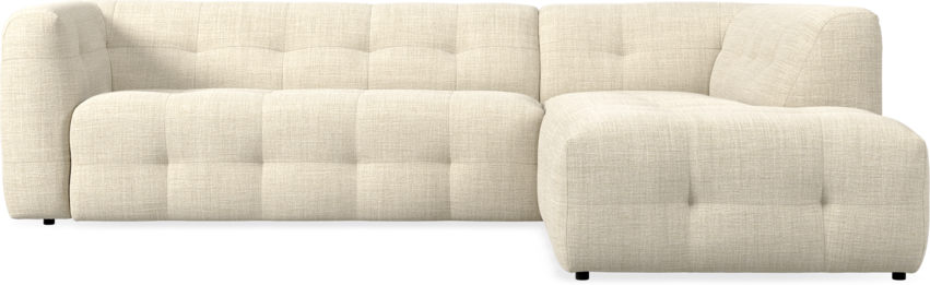 Bella - 3-sits soffa med divan höger - Beige