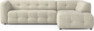 Bella - 3-sits soffa med divan höger - Beige
