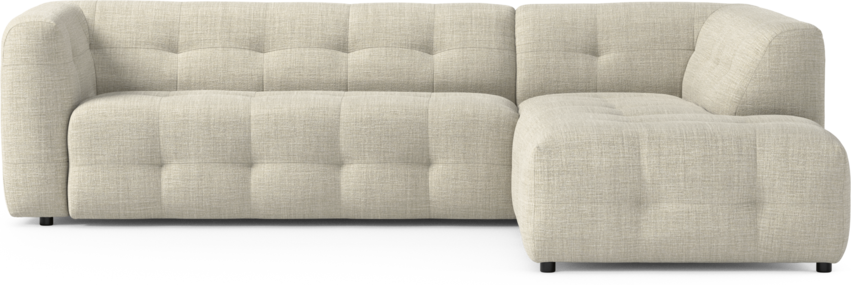 Bella - 3-sits soffa med divan höger - Beige