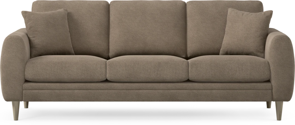 Eden - 3-sits soffa - Brun