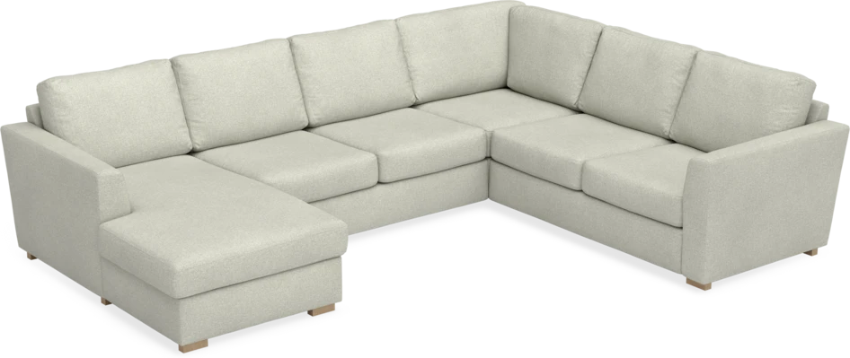 Friday - Hörnsoffa, 3+2-sits med schäslong vänster - Beige