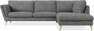 Madison Lux - 3-sits soffa med divan höger - Vit