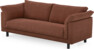 Cherrie - 3-sits soffa, hel dyna, fast klädsel - Orange