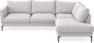 Impression Delux - 3-sits soffa med divan höger - Grå