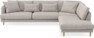 Harper - 3-sits soffa med divan höger - Grå