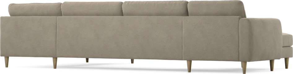 Bridge - 3-sits soffa med schäslong vänster och divan höger - Beige
