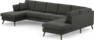 Eden - 3-sits soffa med schäslong vänster och divan höger - Grå