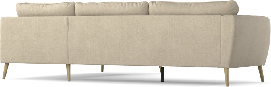 County - 2,5-sits soffa med divan höger - Beige