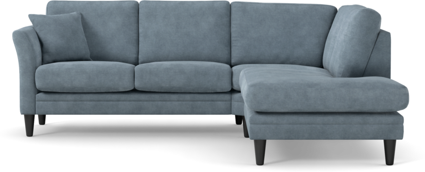 Eden - 2-sits soffa med divan - Blå