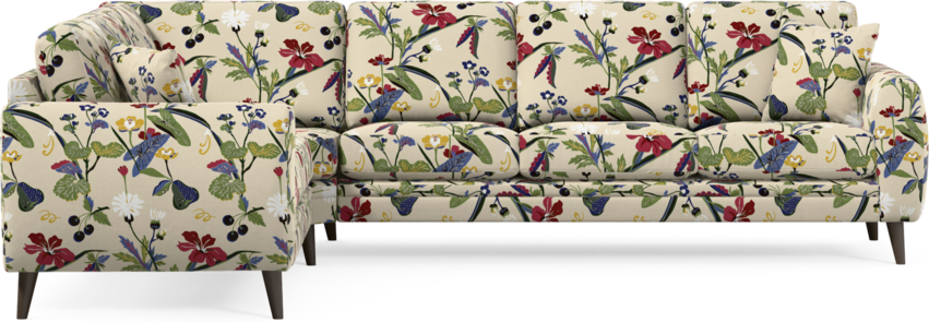 Eden - Hörnsoffa, 2+3-sits - Flerfärgad