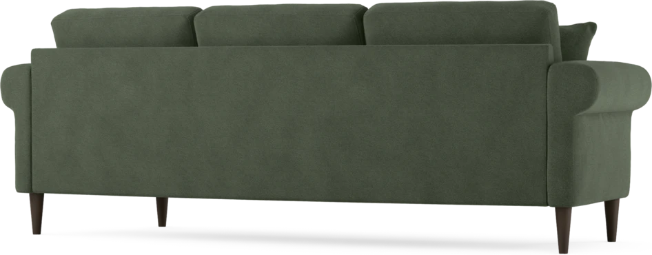Eden - 3-sits soffa svängd - Grön