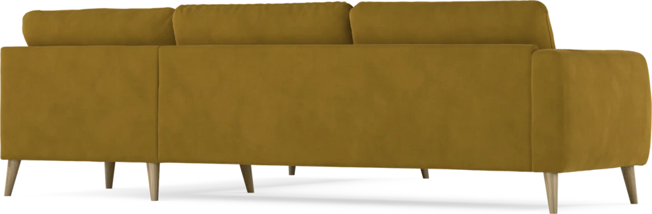 Bridge - Hörnsoffa, 3+2-sits - Gul