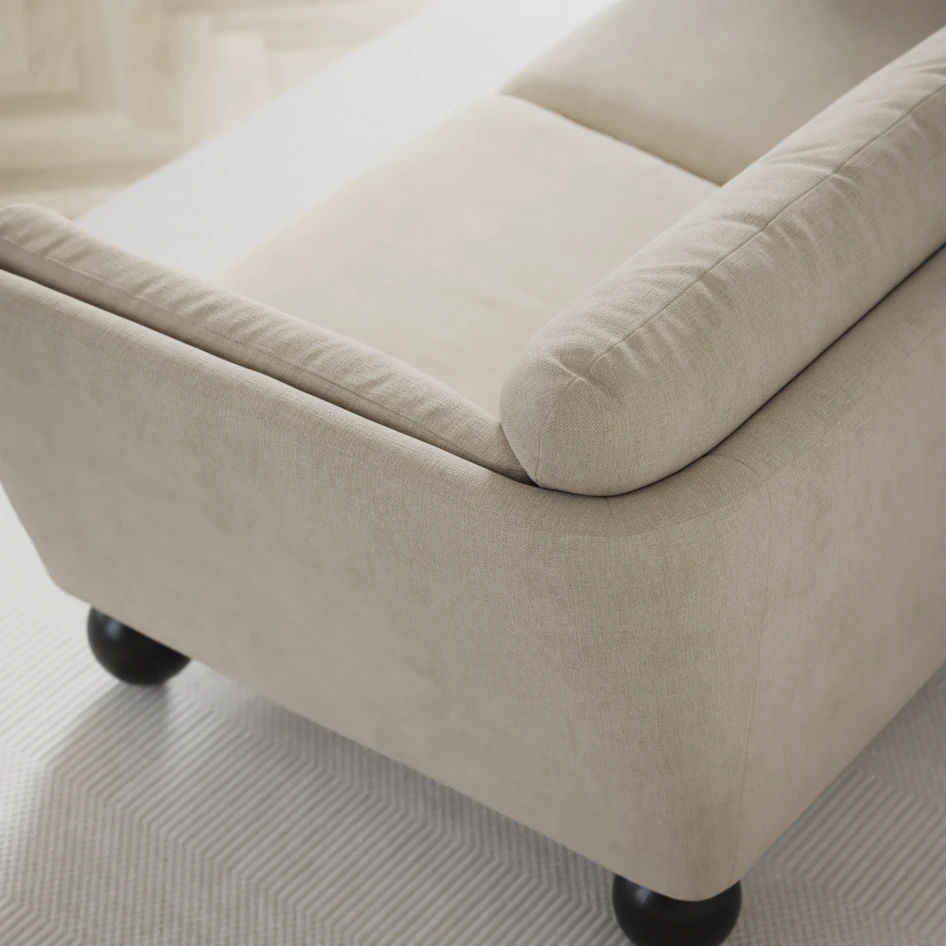 Madison - 2-sits soffa med divan vänster och schäslong höger - Beige