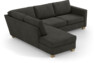 Friday - 2,5-sits soffa med divan vänster - Grå