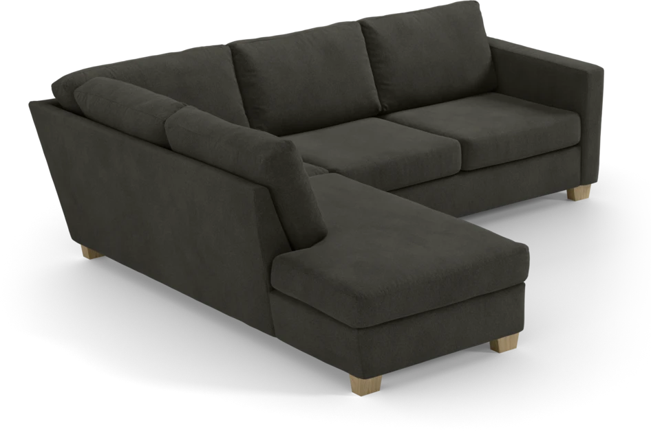 Friday - 2,5-sits soffa med divan vänster - Grå