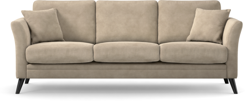 Eden - 3-sits soffa - Brun