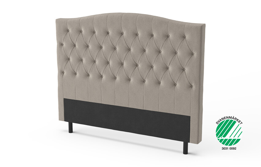 Queen - Sänggavel, B 160-210 cm - Beige