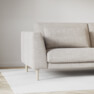 Willow - 3-sits soffa med divan vänster, fast klädsel - Beige