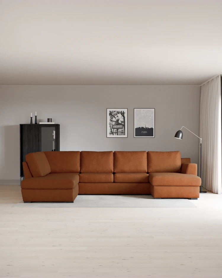 Friday - 3-sits soffa med divan vänster och schäslong höger - inspiration