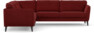 Bridge - Hörnsoffa, 2+3-sits - Röd