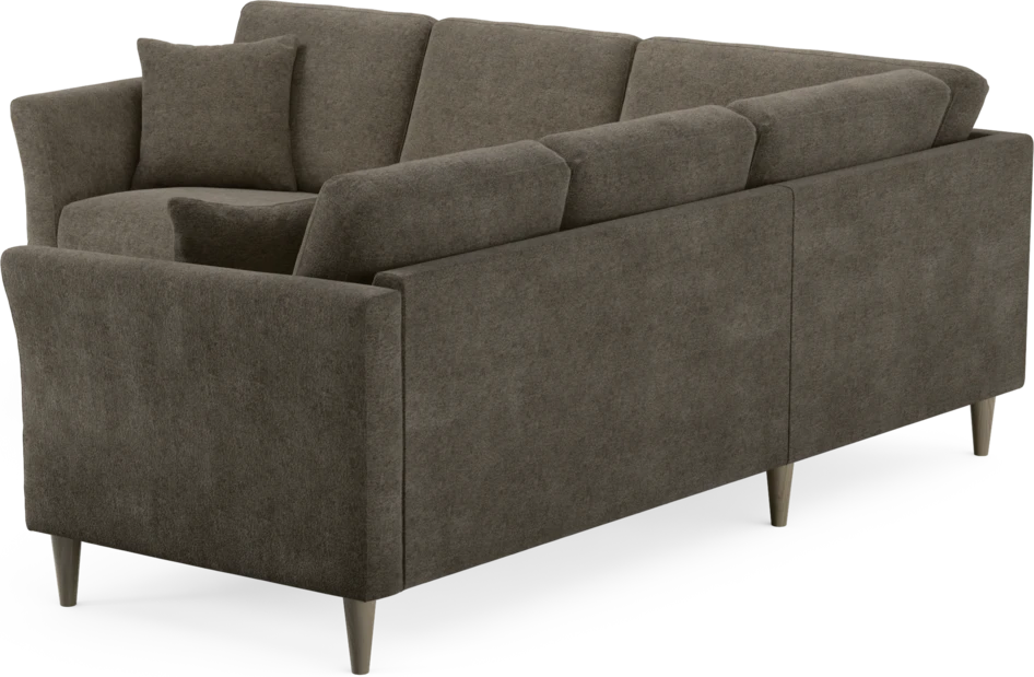 Eden - Hörnsoffa, 2+2-sits - Brun