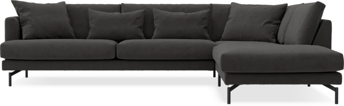 Harper, 3-sits soffa med divan höger
