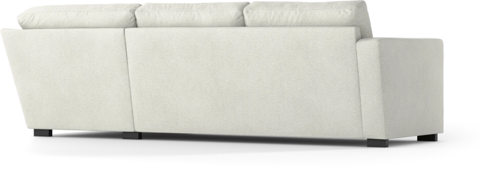 Friday - 2,5-sits soffa med divan höger - Vit