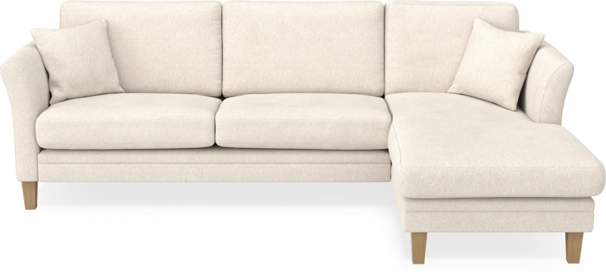 Eden - 2,5-sits soffa med schäslong - Beige
