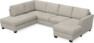 Friday - 3-sits soffa med divan vänster och schäslong höger - Beige
