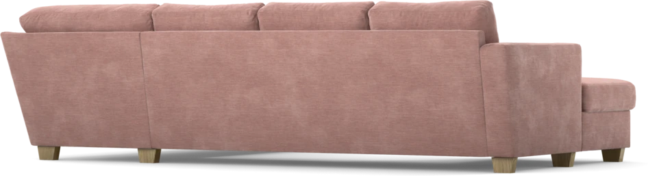 Friday - 3-sits soffa med schäslong vänster och divan höger - Rosa
