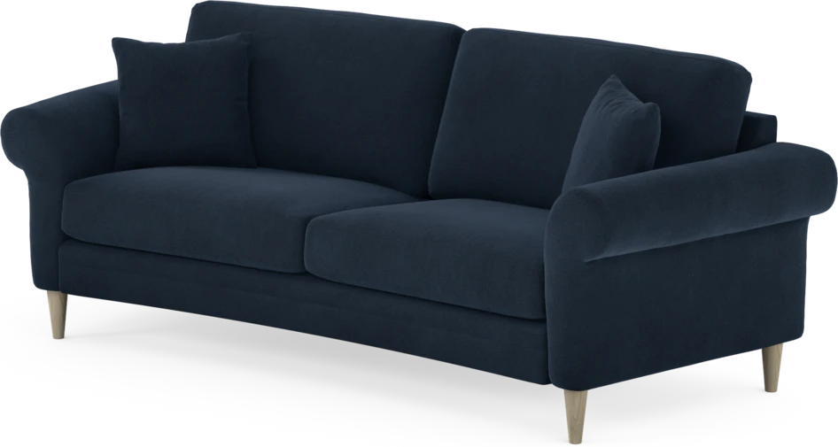 Eden - 2,5-sits soffa svängd - Blå