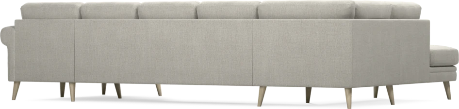 Eden - 3-sits soffa med divan vänster och schäslong höger - Grå