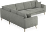 Eden - Hörnsoffa, 2+3-sits - Grå