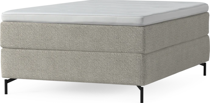 Delux Exclusive, Kontinentalsäng, enkelsäng 140 cm med bäddmadrass och sängben