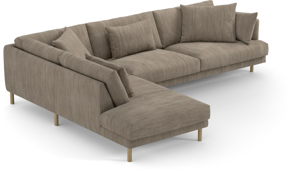 Harper - 3-sits soffa med divan vänster - Beige