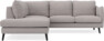 Madison - 2-sits soffa med divan vänster - Grå